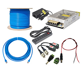 accesorios instalación cctv